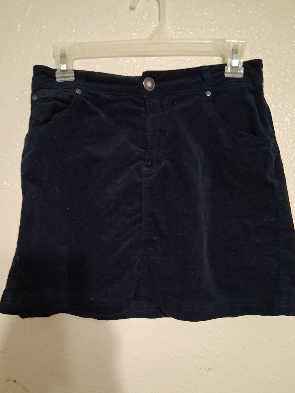 Copper Key Navy Mini Skirt